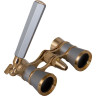Бинокль LEVENHUK BROADWAY 325N лорнет с подсветкой, серебряный 28822